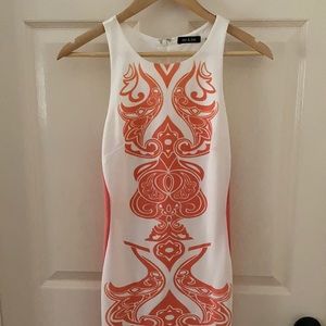 Do & Be Suede Appliqué Preppy Short Prom Formal Dress Size Small Like New